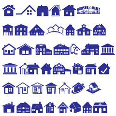 vector graphic of house and real estate related 