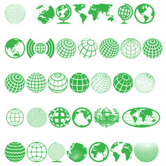 Vector graphic of Globe, world , earth planet