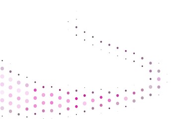 Light Pink vector cover with spots.