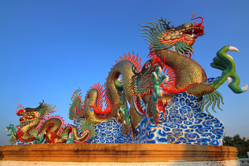 Chinese golden dragon
