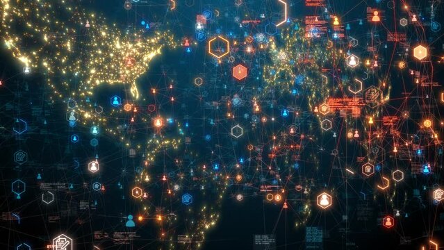 Smart contract decentralized DeFi agreement business on blockchain network