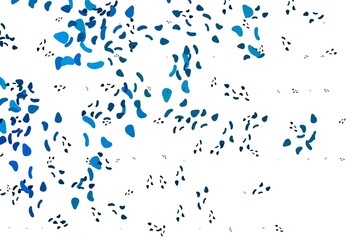 Light BLUE vector texture with random forms.