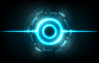 Abstract technology cyber speed vector background