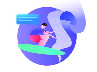 To Do List Vector Concept Illustration
