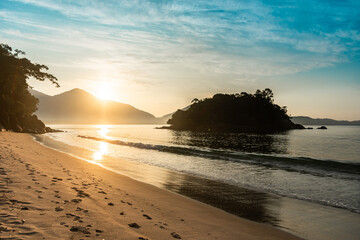 sunset at the beach