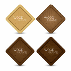 set wooden frame