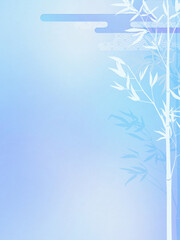 Cool oriental background material using bamboo