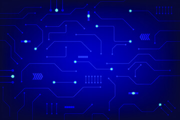 abstract background with technology circuit board texture electronic motherboard illustration vector illustration