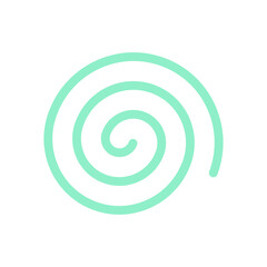 台風のお天気アイコン　ベクターイラスト素材