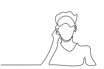 sleep glasses on his head someone who is sleepy is pointing his head