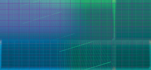 Abstract glitch art grid background image.