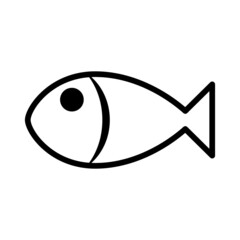 Fish Icon Vector Design Template.