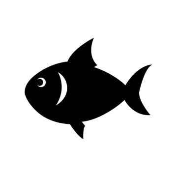 Fish Icon Vector Design Template.