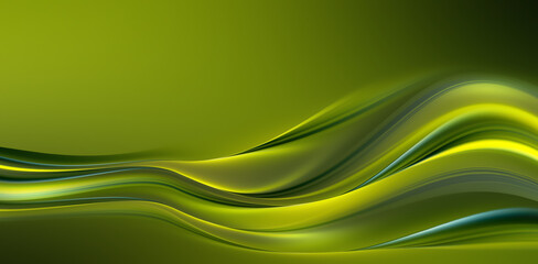 Abstract Bright Green Background