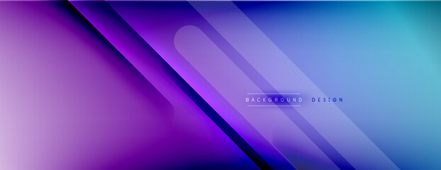 Abstract background. Shadow lines on bright shiny gradient background.