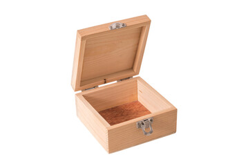 wooden box isolated include pat