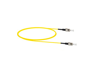 Fiber Optic patch cord Cable  on isolated white background