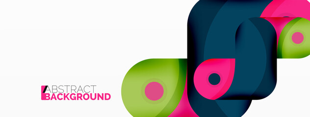 Creative geometric wallpaper. Trendy minimal abstract background. Techno business template for wallpaper, banner, background or landing