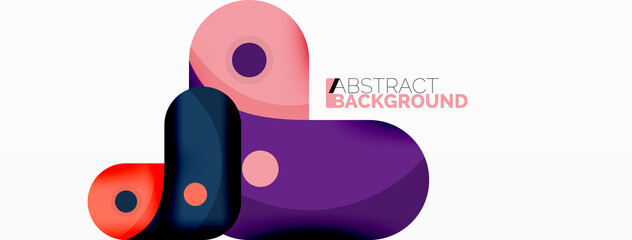 Creative geometric wallpaper. Trendy minimal abstract background. Techno business template for wallpaper, banner, background or landing