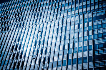 office building window close up.