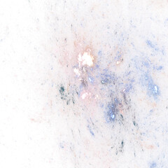 Colored small spots on a light background. Fractal drawing.3d.