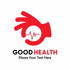 Good health symbol logo template illustration