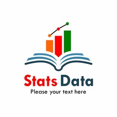 Fototapeta na wymiar Stats data symbol logo template illustration