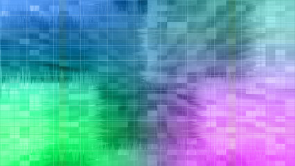 Abstract glitch art background image.