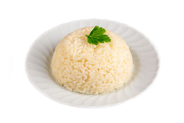Plain rice pilaf, Boiling rice (Turkish name; Pirinc pilavi)