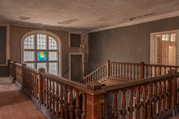 Urban exploration in an old abandoned hospital in a historic mansion in Poland - Urbex in Turczynek