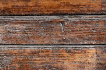 Fototapeta premium Brown wood texture background coming from natural tree. The wooden panel has a beautiful dark pattern, hardwood floor texture