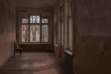 Urban exploration in an old abandoned hospital in a historic mansion in Poland - Urbex in Turczynek © Arkadiusz