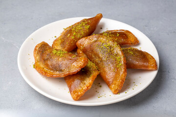 Traditional Turkish Dessert Tas Kadayif