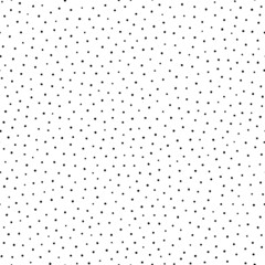 Scandinavian hand drawn dot seamless pattern. Doodle black and white polka dot srepeat background. For fabric, wrapping, invitations, card.