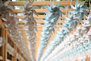 たくさんの風車