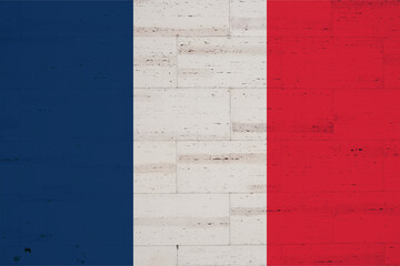 The flag of France (French: drapeau français) is a tricolour flag featuring three vertical bands...
