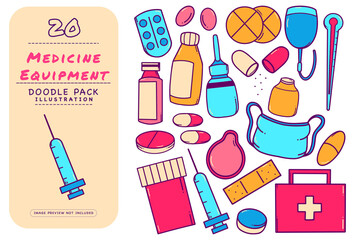 Medicine Equipment Doodle Pack