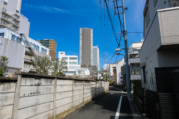 東京都豊島区 南池袋の住宅街