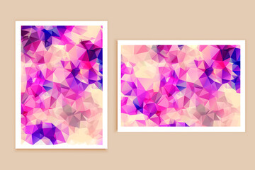 Polygonal Mosaic Background, Low Poly Style, Vector illustration, Business Design Templates	