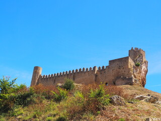 Frias, bonito pueblo medieval con su castillo, en la provincia de Burgos. España. 