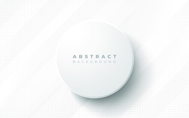 Abstract circle on white background illustration.