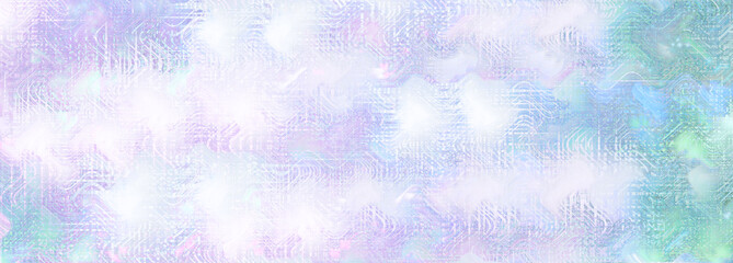 Abstract wavy glitch art background image.