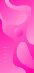Pink wallpaper. Abstract background with geometric elements. Light pink abstract gradient wallpaper with beautiful fluid shapes. Best mobile wallpaper.