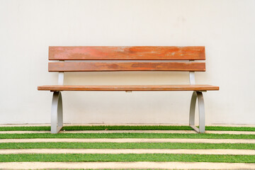 vintage bench in the park