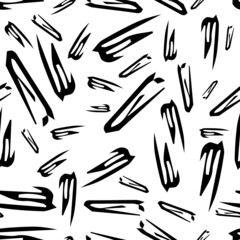 Seamless pattern with sketch squiggle