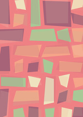 Offset Quads generative art background art illustration