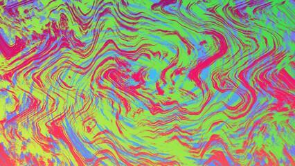 Fototapeta premium green abstract background with psychedelic style