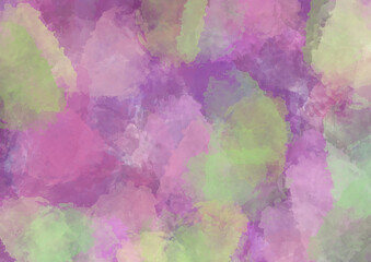 Watercolor abstract Background. Colorful Backdrop with purple and green Watercolor blots