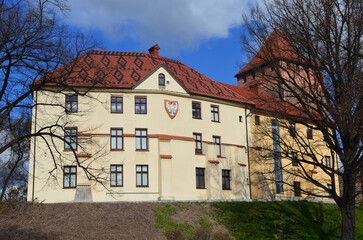 Zamek w Oświęcimiu, Małopolska, Polska/Castle in Oswiecim, Lesser Poland, Poland - obrazy, fototapety, plakaty
