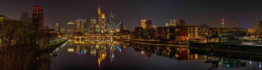 Fototapeta na wymiar Frankfurt am Main Skyline, Germany